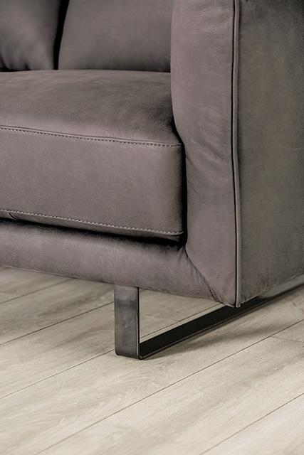 Mezzanotte Loveseat Gray - California Furniture (Coachella, CA)