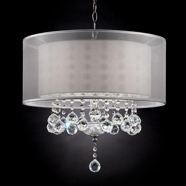 19"H Ceiling Lamp, Hanging Crystal - California Furniture (Coachella, CA)