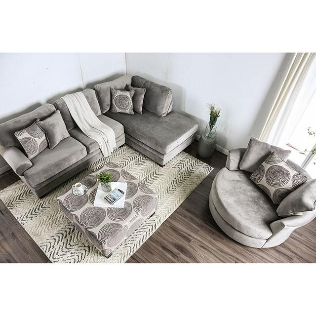 Bonaventura Gray Sectional - California Furniture (Coachella, CA)