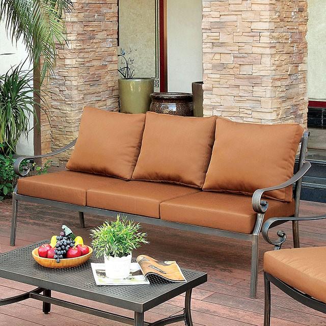 Bonquesha Patio Sofa - California Furniture (Coachella, CA)