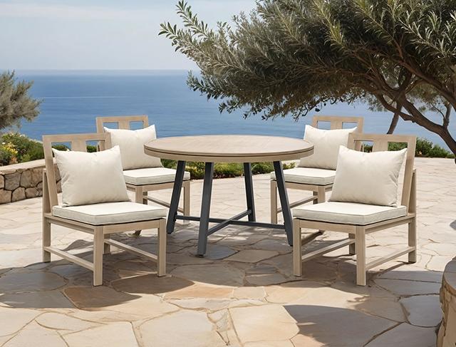 Bordeaux Armless Chair (2/CTN) - California Furniture (Coachella, CA)