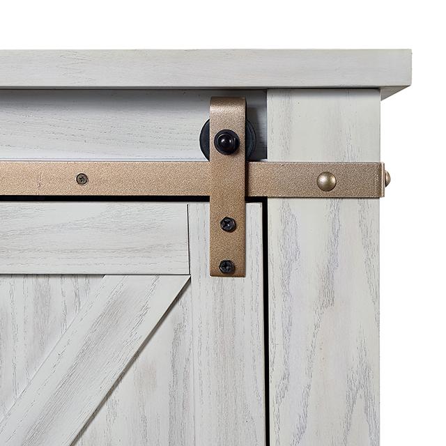 BORREGO TV Stand, Antique White - California Furniture (Coachella, CA)