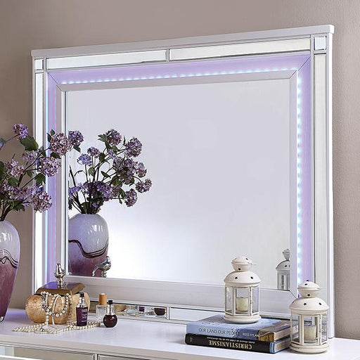 BRACHIUM Mirror, White - California Furniture (Coachella, CA)