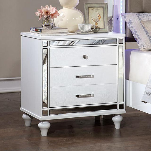 BRACHIUM Night Stand, White - California Furniture (Coachella, CA)