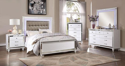 BRACHIUM Queen Bed, White - California Furniture (Coachella, CA)