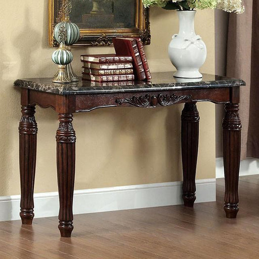 Brampton Espresso/Black Faux Sofa Table - California Furniture (Coachella, CA)