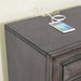 Brandt Gray Night Stand - California Furniture (Coachella, CA)