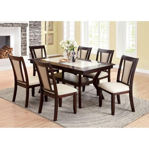 Brent 7 Pc Dining Table Set - California Furniture (Coachella, CA)