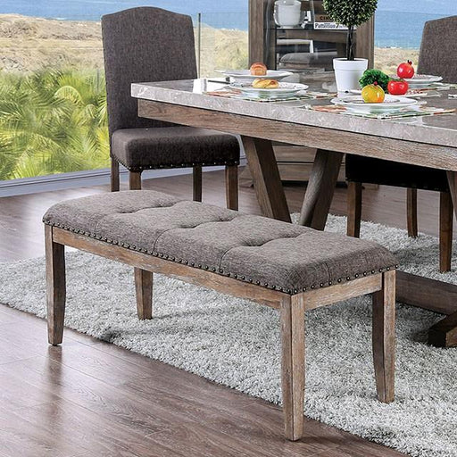 Bridgen Natural/Brown Bench - California Furniture (Coachella, CA)