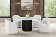 Varde Round Dining Marble Table - California Furniture (Coachella, CA)