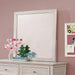 Brogan Antique White Mirror - California Furniture (Coachella, CA)