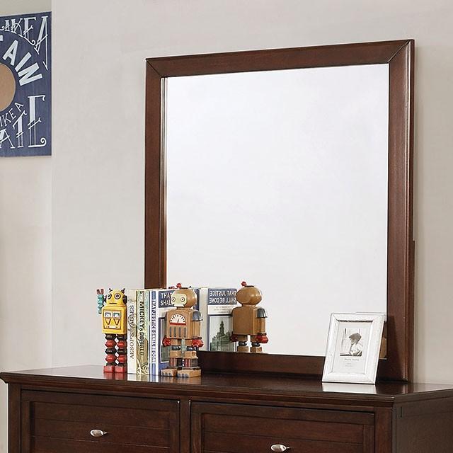Brogan Brown Cherry Mirror - California Furniture (Coachella, CA)