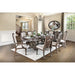 ARCADIA Rustic Natural Tone Mirror, Oval - California Furniture (Coachella, CA)