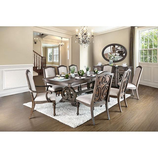ARCADIA Rustic Natural Tone, Ivory Dining Table - California Furniture (Coachella, CA)