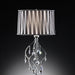 Arya Black/Chrome Table Lamp, Hanging Crystal - California Furniture (Coachella, CA)