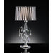 Arya Black/Chrome Table Lamp, Hanging Crystal - California Furniture (Coachella, CA)