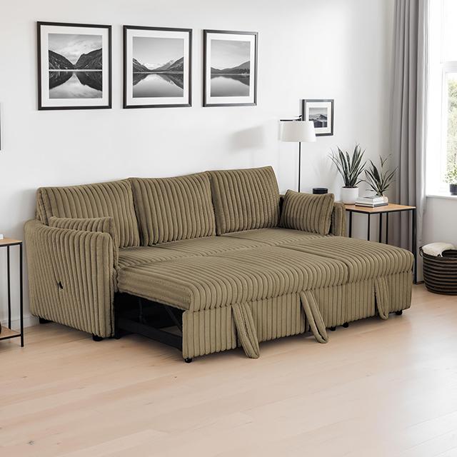 Denholme Sectional w/ Pull Out - California Furniture (Coachella, CA)