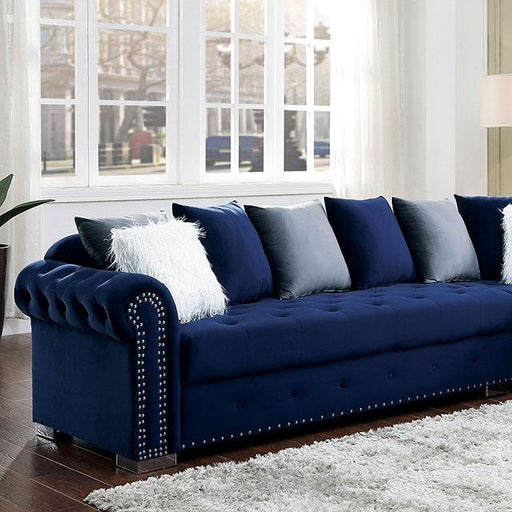 WILMINGTON Sectional, Blue - California Furniture (Coachella, CA)