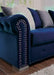 WILMINGTON Sectional, Blue - California Furniture (Coachella, CA)