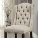 Wingback Chair, Beige (2/CTN) - California Furniture (Coachella, CA)