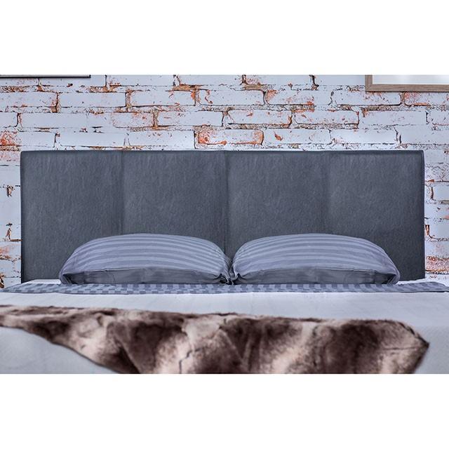 Winn Park Cal.King, E.King, Twin, & Full Bed Chrome, Gray, Brown, & Chrome - California Furniture (Coachella, CA)