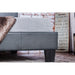 Winn Park Cal.King, E.King, Twin, & Full Bed Chrome, Gray, Brown, & Chrome - California Furniture (Coachella, CA)