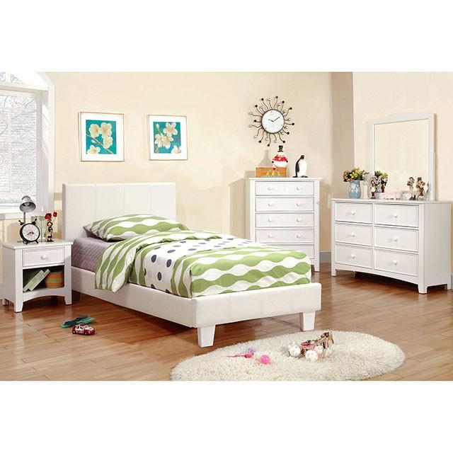 Winn Park Cal.King, E.King, Twin, & Full Bed Chrome, Gray, Brown, & Chrome - California Furniture (Coachella, CA)