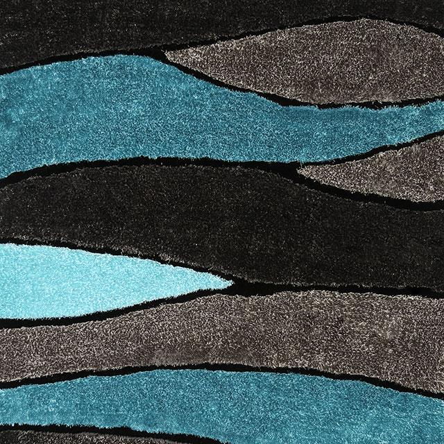 Winnipeg Gray/Blue 5' X 8' Area Rug - California Furniture (Coachella, CA)
