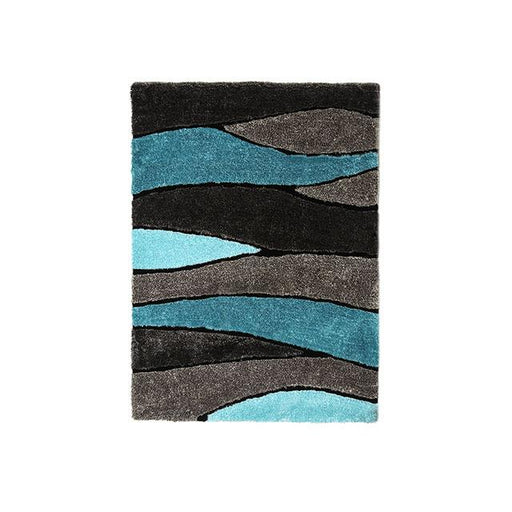 Winnipeg Gray/Blue 5' X 8' Area Rug - California Furniture (Coachella, CA)