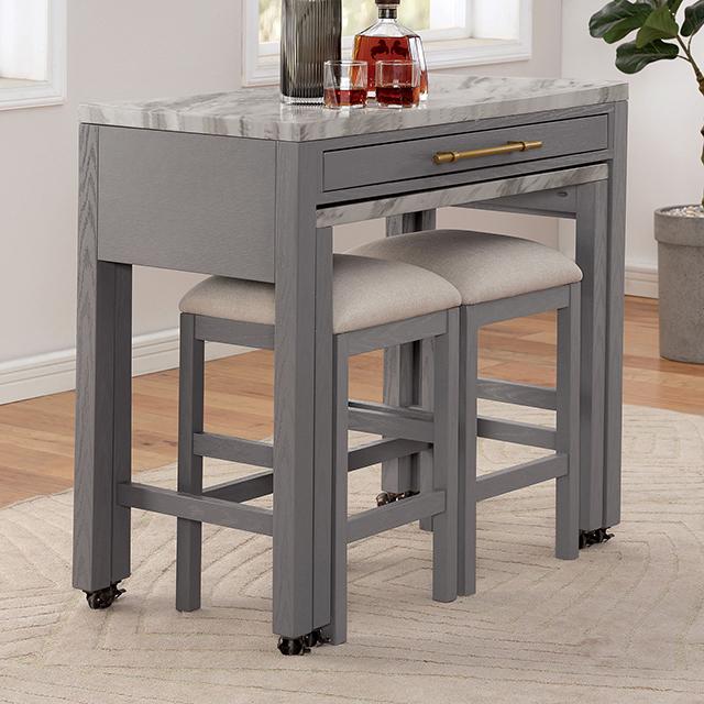 WHITEHALL Counter Ht. Table - California Furniture (Coachella, CA)