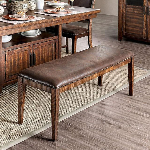 Wichita Light Walnut Bench - California Furniture (Coachella, CA)
