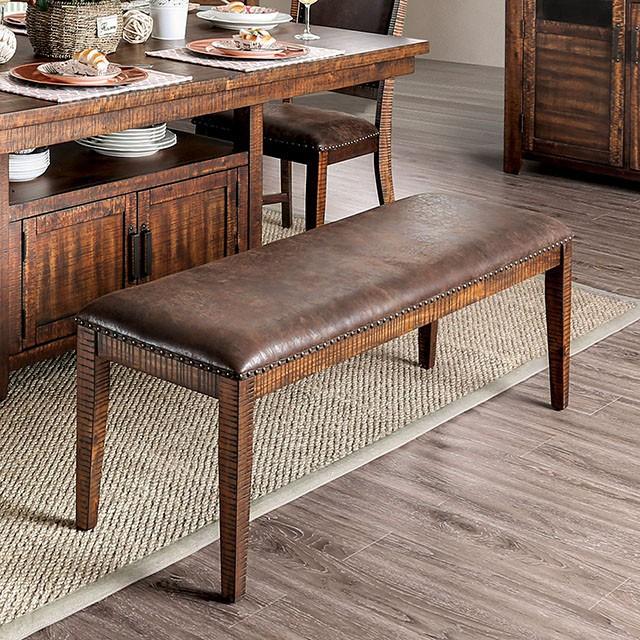 Wichita Light Walnut Bench - California Furniture (Coachella, CA)