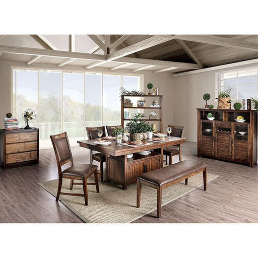 Wichita Light Walnut Dining Table - California Furniture (Coachella, CA)