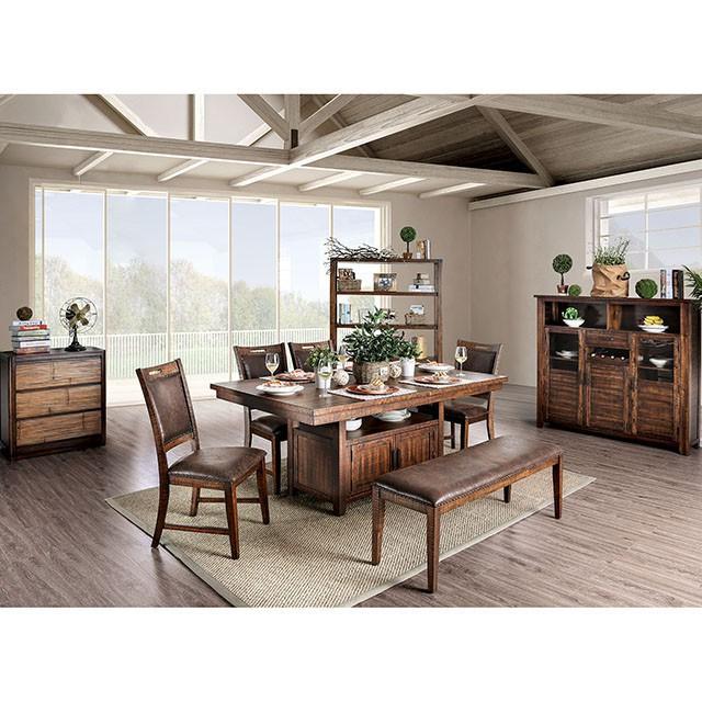 Wichita Light Walnut Dining Table - California Furniture (Coachella, CA)
