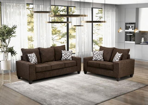 WEST ACTION Loveseat, Chocolate - California Furniture (Coachella, CA)