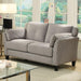 YSABEL Warm Gray Love Seat, Warm Gray (K/D) - California Furniture (Coachella, CA)