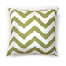 ZOE 22" X 22" Pillow, Green Chevron (2/CTN) - California Furniture (Coachella, CA)