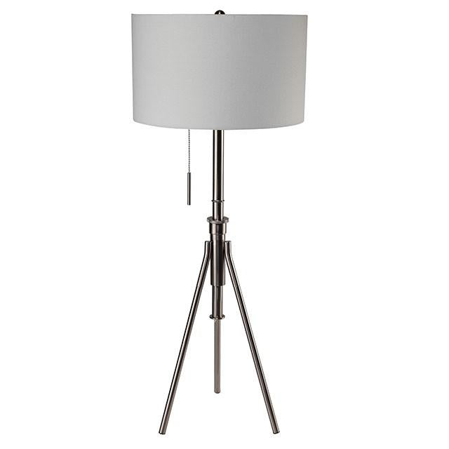 Zaya Brushed Steel Floor Lamp - California Furniture (Coachella, CA)