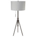 Zaya Brushed Steel Floor Lamp - California Furniture (Coachella, CA)