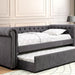 LEANNA Gray Daybed w/ Trundle, Gray - California Furniture (Coachella, CA)
