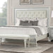 Stella Mia E.King & Queen Bed White & White - California Furniture (Coachella, CA)