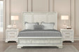 Stella Mia E.King & Queen Bed White & White - California Furniture (Coachella, CA)