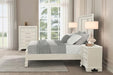 Stella Mia E.King & Queen Bed White & White - California Furniture (Coachella, CA)