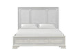 Stella Mia E.King & Queen Bed White & White - California Furniture (Coachella, CA)