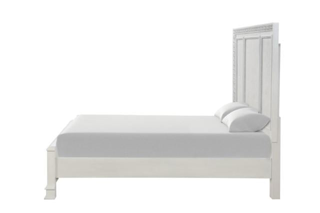 Stella Mia E.King & Queen Bed White & White - California Furniture (Coachella, CA)