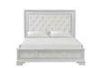 Stella Mia E.King & Queen Bed White & White - California Furniture (Coachella, CA)
