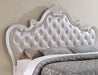 Ventresca 4 & 5 Piece Queen Bedroom Set White & Chrome - California Furniture (Coachella, CA)