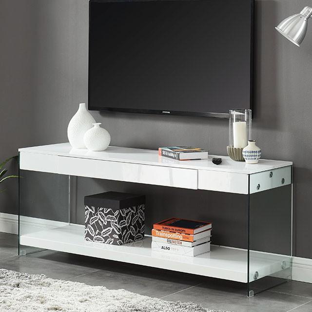 Sabugal White 60" TV Stand - California Furniture (Coachella, CA)