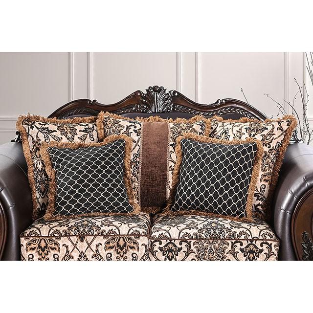 JAMAEL Brown/Espresso Sofa - California Furniture (Coachella, CA)