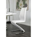 Midvale White/Chrome Side Chair (2/CTN) - California Furniture (Coachella, CA)